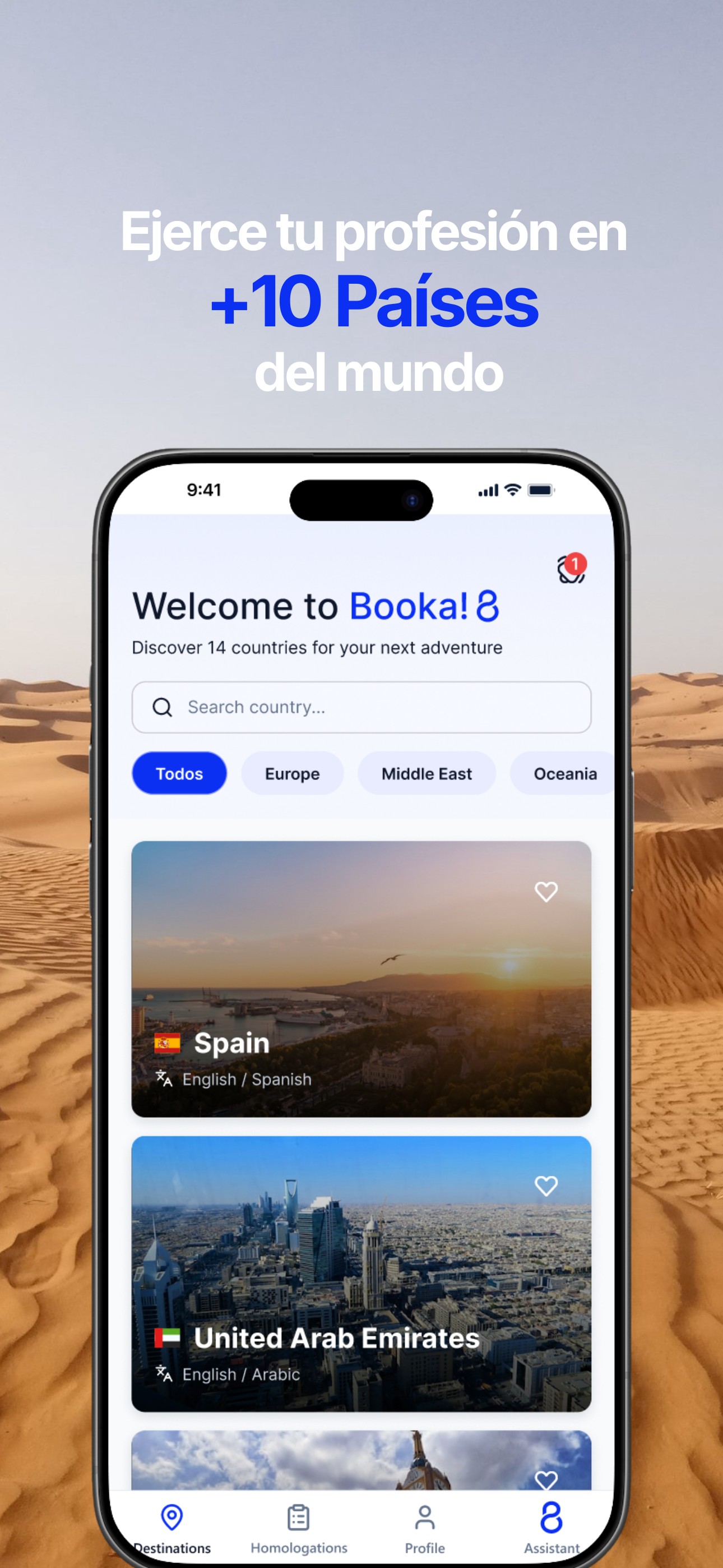 Booka — Global Career Mobility screenshot 1
